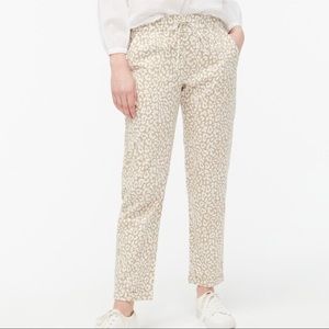 Women J.Crew Factory Linen-cotton drawstring pant